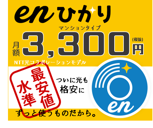 enひかりの【評判って?】ただ安いだけではなかった!